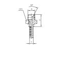 Фитинг BSPT прямой DN06 1/8" (Ш)